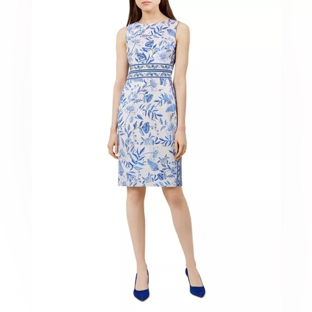 Hobbs London Porcelain Sheath Dress